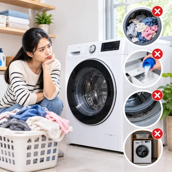 Những Sai Lầm Khi Sử Dụng Máy Giặt Làm Giảm Tuổi Thọ Thiết Bị